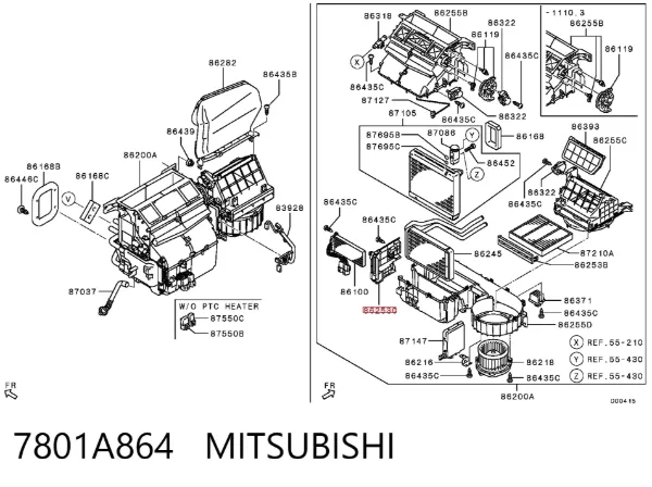  7801A864 Mitsubishi