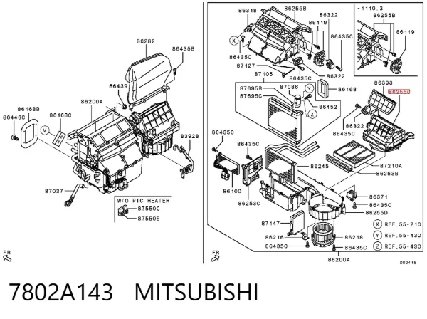  7802A143 Mitsubishi