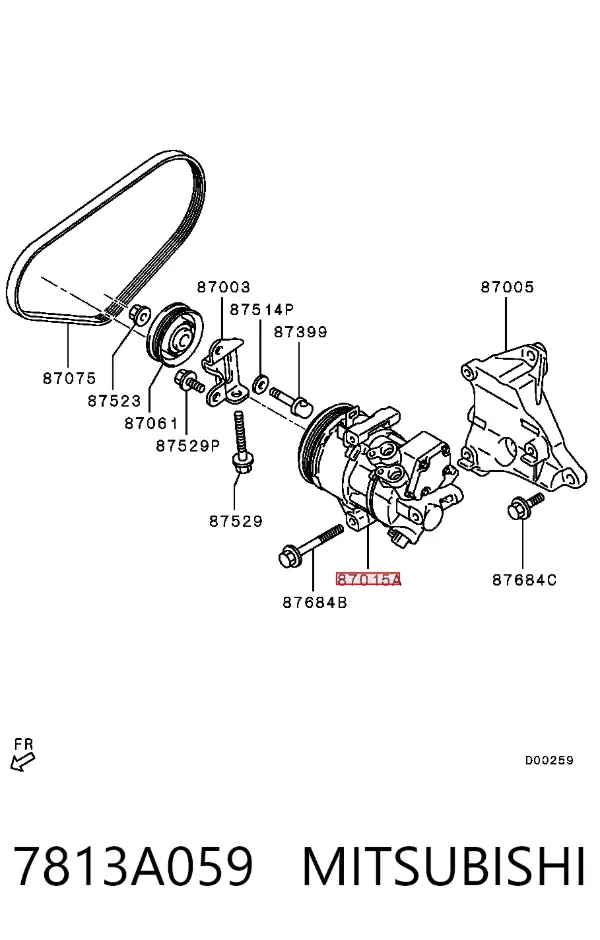Компрессор кондиционера A1222300011 Mercedes