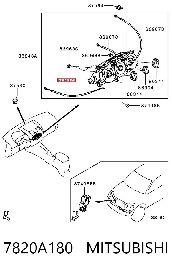  7820A180 Mitsubishi