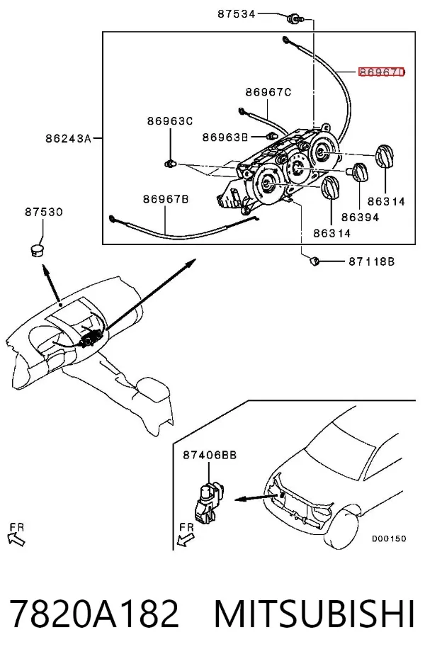  7820A182 Mitsubishi