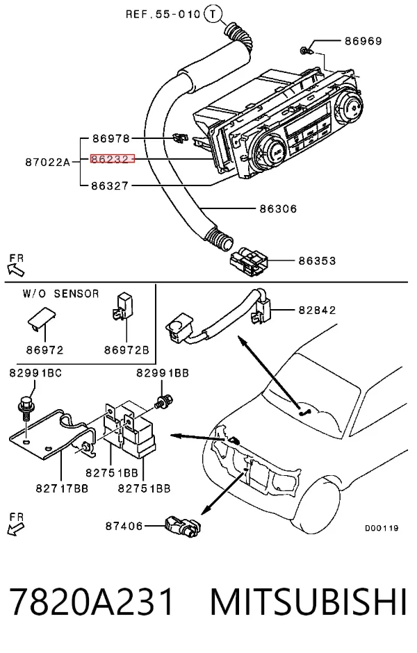  7820A231 Mitsubishi