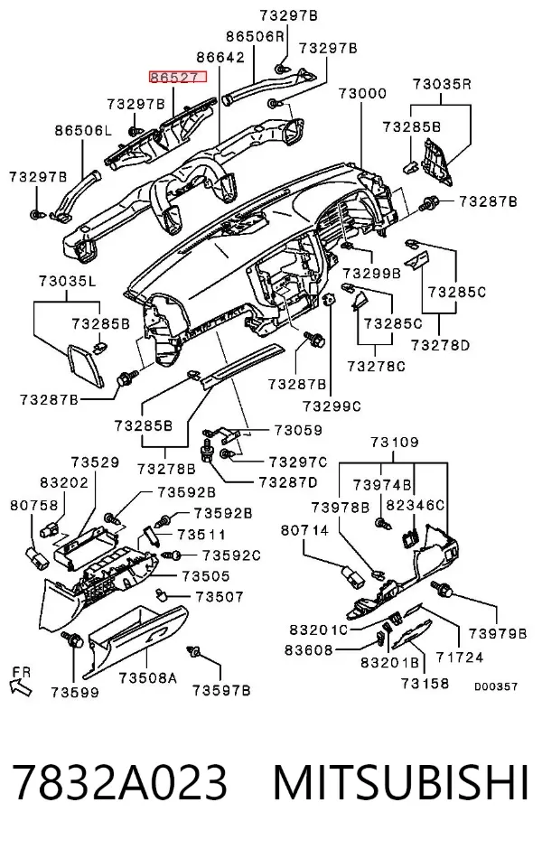  7832A023 Mitsubishi