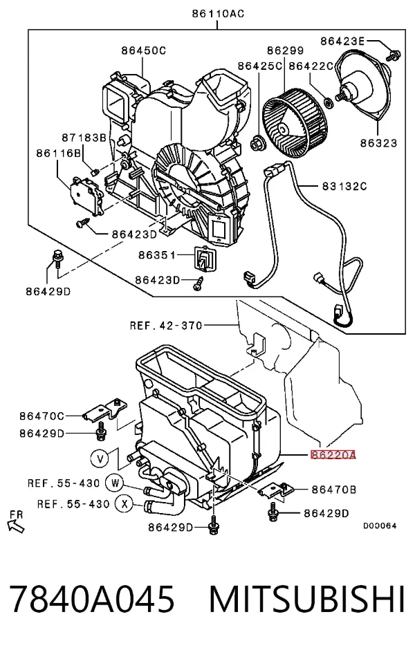  7840A045 Mitsubishi