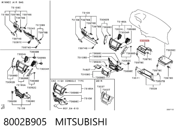  8002B905 Mitsubishi