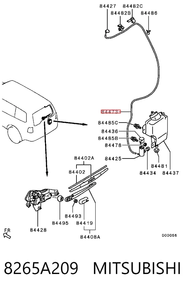  8265A209 Mitsubishi
