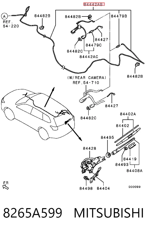  8265A599 Mitsubishi