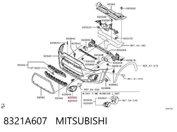  8321A607 Mitsubishi