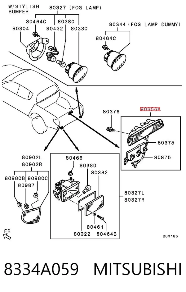 Задний стоп 3S945005 AND