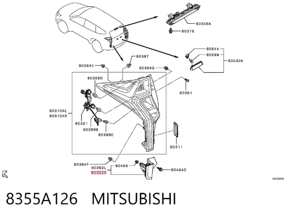  8355A126 Mitsubishi