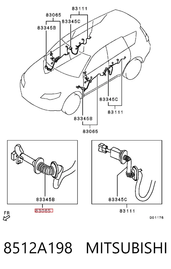  8512A198 Mitsubishi