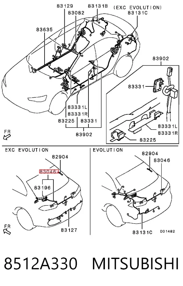  8512A330 Mitsubishi