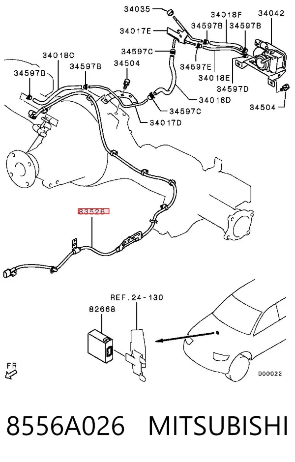  8556A026 Mitsubishi