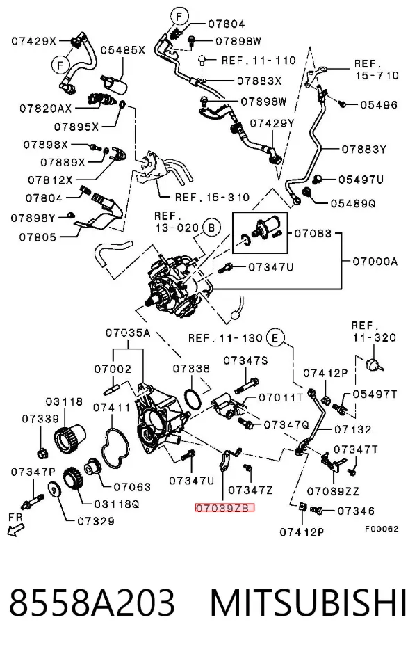  8558A203 Mitsubishi