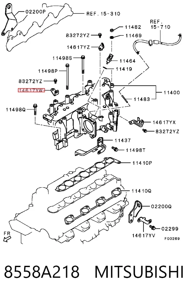  8558A218 Mitsubishi