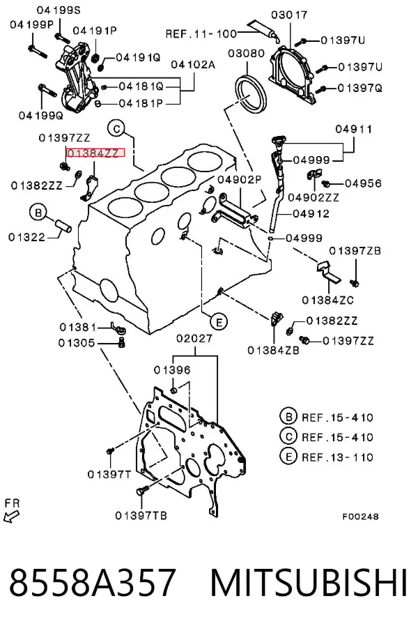  8558A357 Mitsubishi