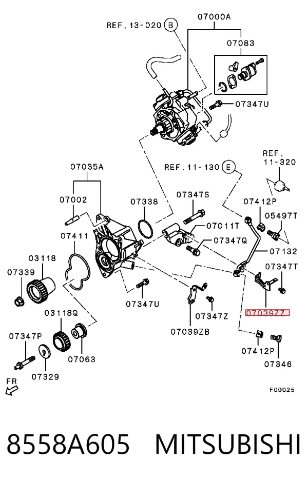  8558A605 Mitsubishi