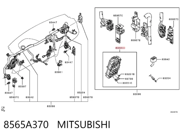  8565A370 Mitsubishi