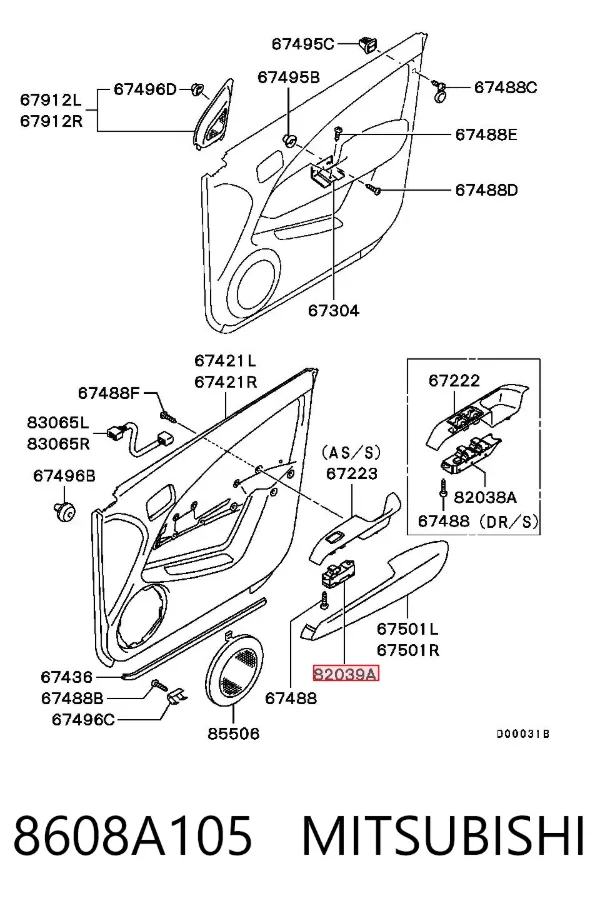  8608A105 Mitsubishi