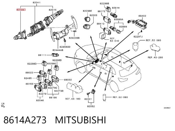  8614A273 Mitsubishi