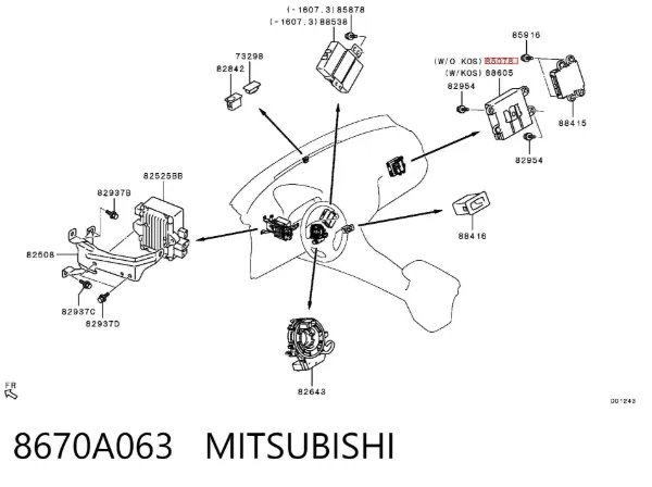 8670A063 Mitsubishi