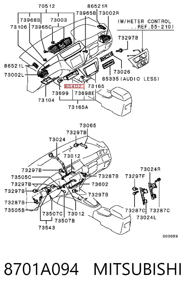  8701A094 Mitsubishi