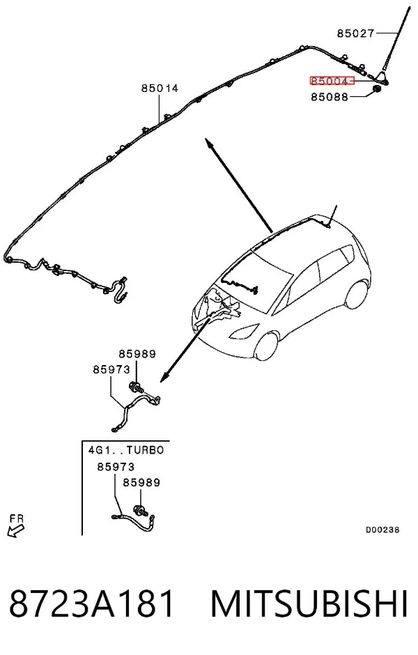  8723A181 Mitsubishi