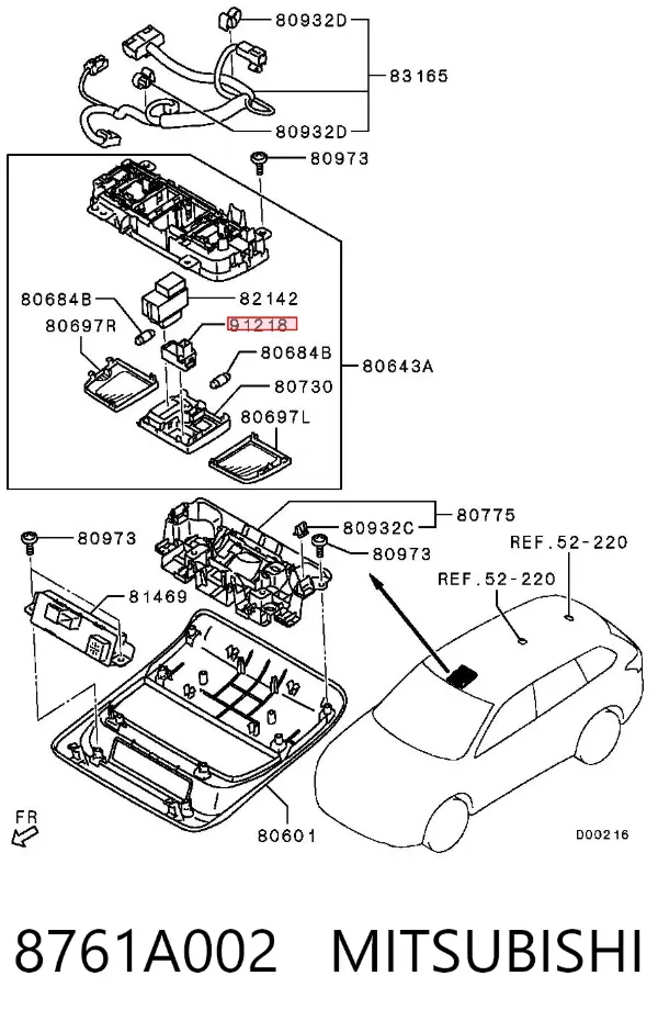  8761A002 Mitsubishi