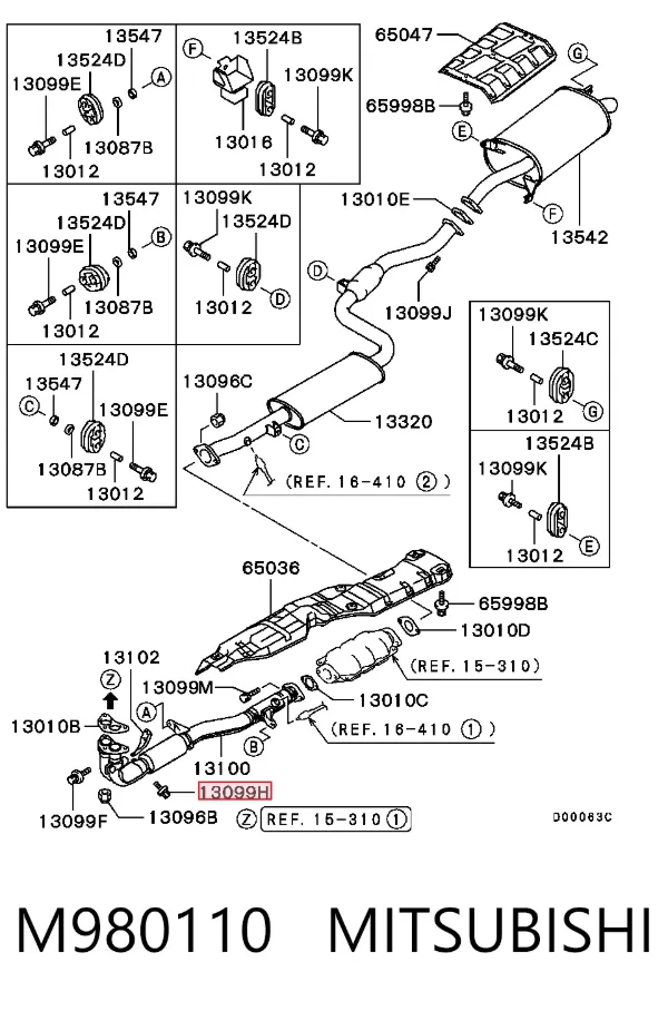  M980110 Mitsubishi