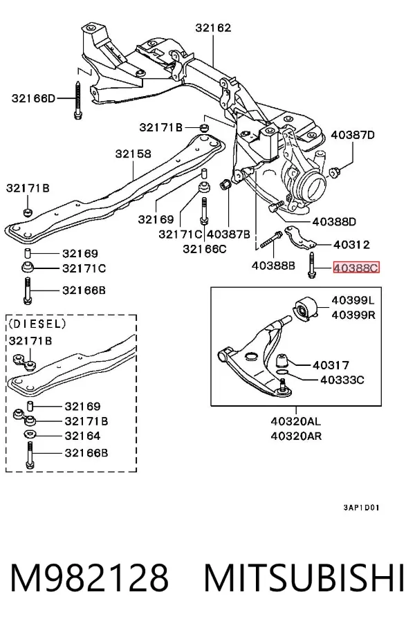  M982128 Mitsubishi