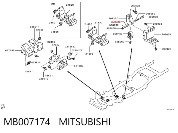  MB007174 Mitsubishi