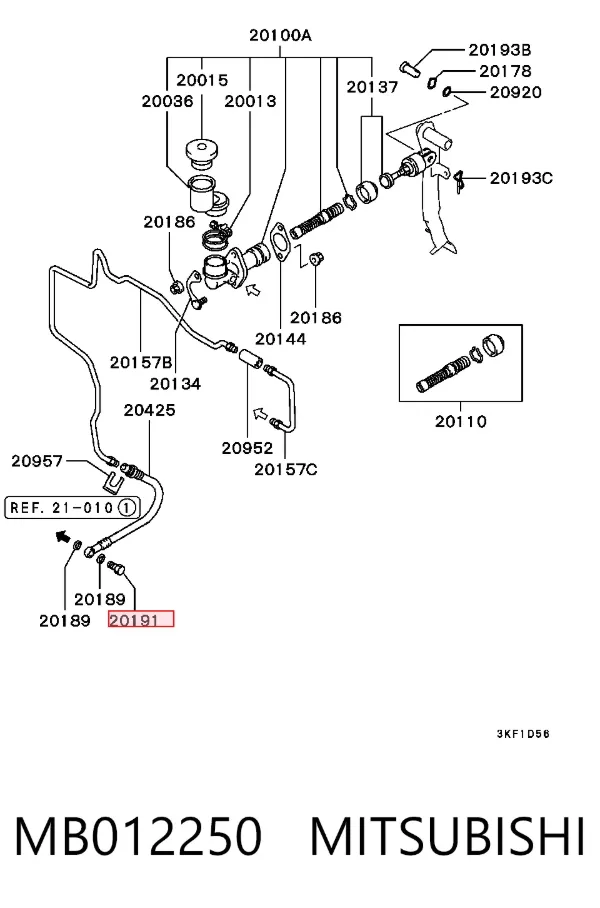  MB012250 Mitsubishi