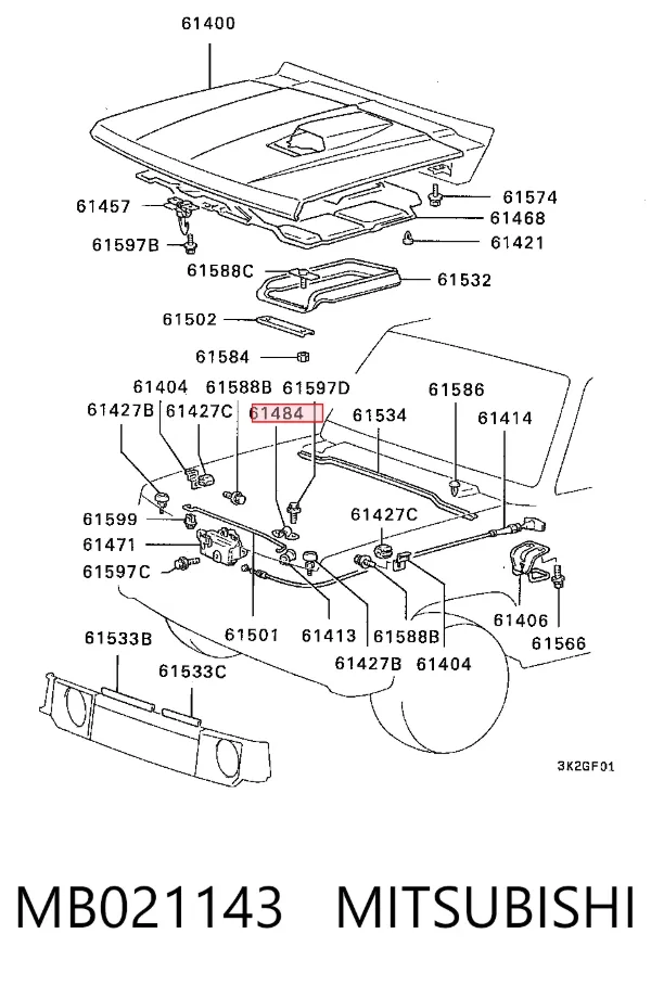  MB021143 Mitsubishi