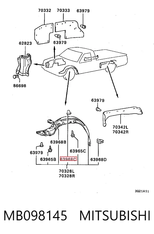  MB098145 Mitsubishi