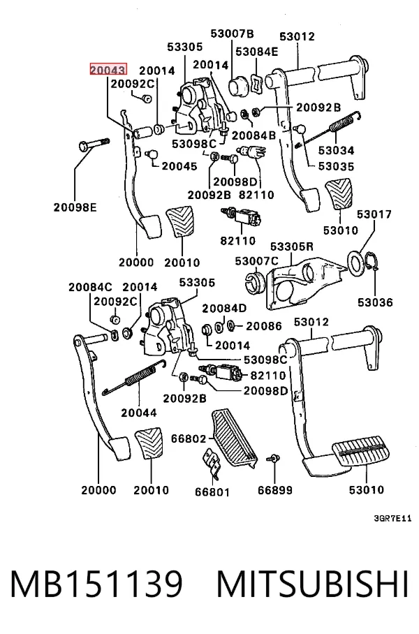  MB151139 Mitsubishi