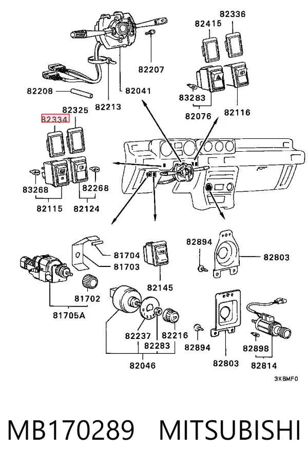  MB170289 Mitsubishi