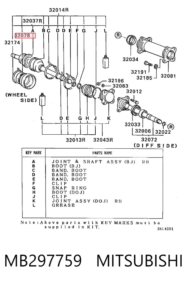  MB297759 Mitsubishi