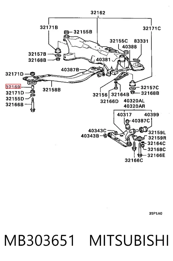  MB303651 Mitsubishi