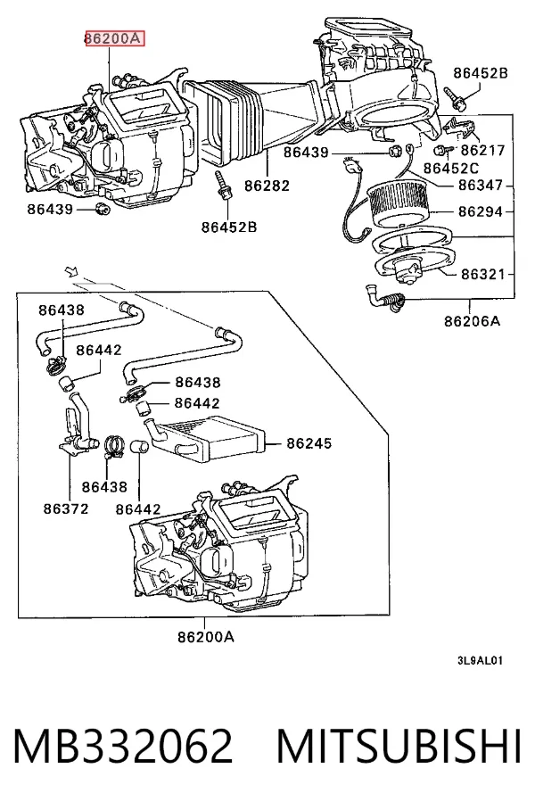  MB332062 Mitsubishi