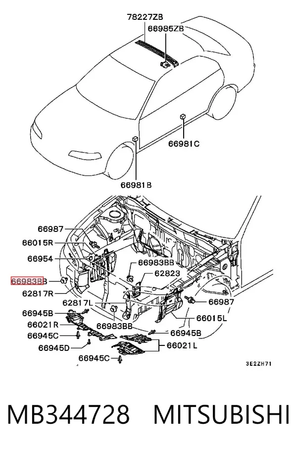  MB344728 Mitsubishi