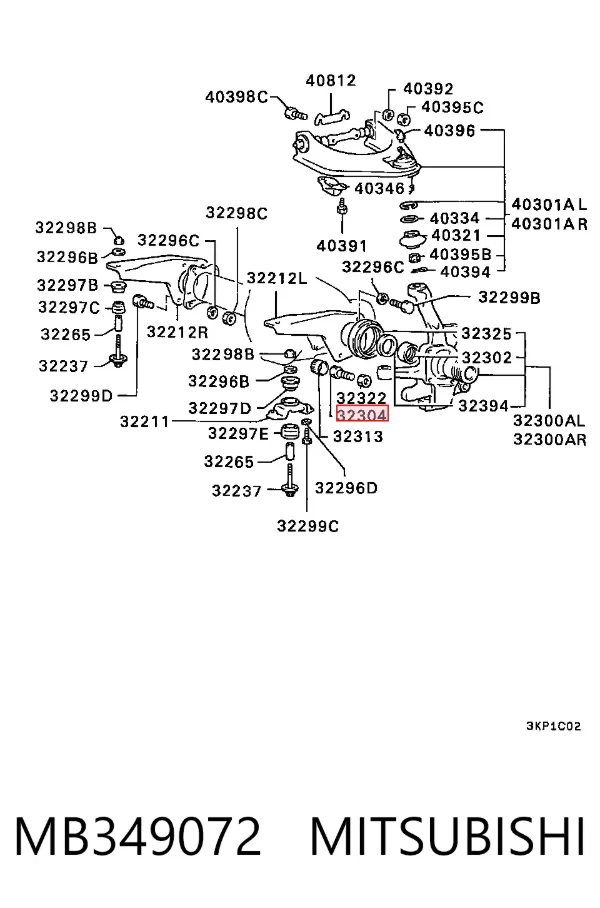  MB349072 Mitsubishi