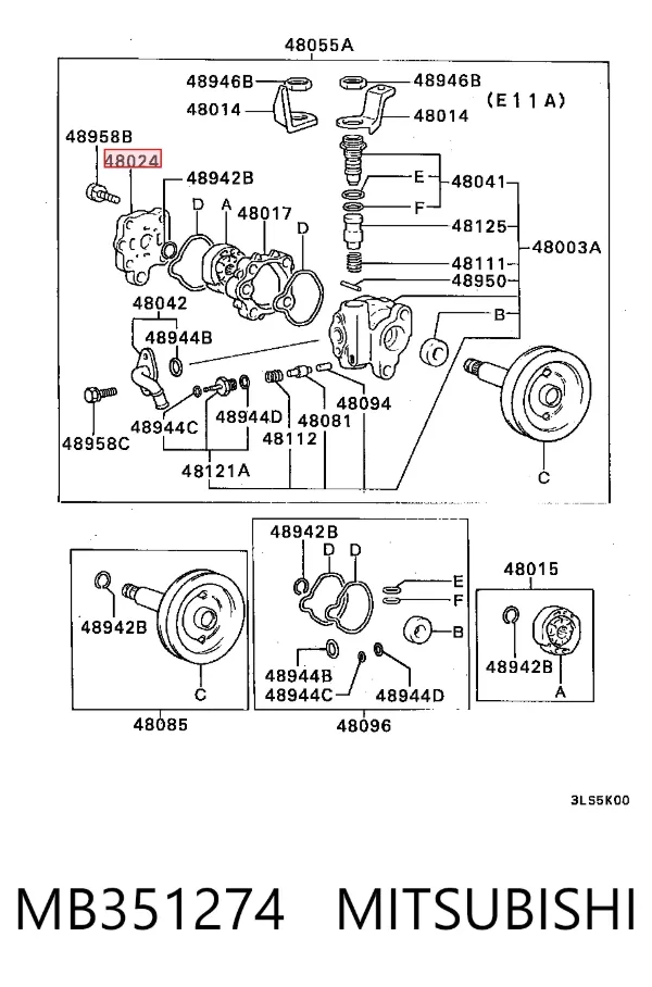  MB351274 Mitsubishi