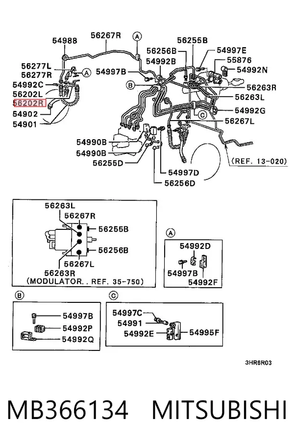  MB366134 Mitsubishi