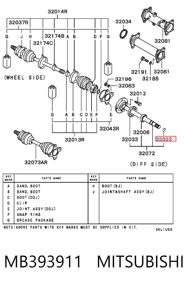  MB393911 Mitsubishi