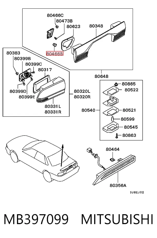  MB397099 Mitsubishi