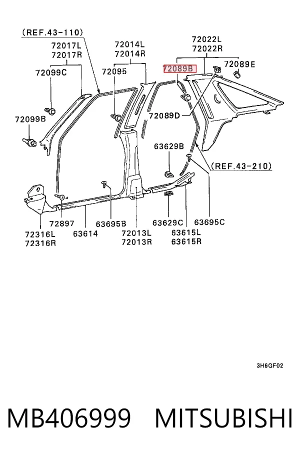  MB406999 Mitsubishi