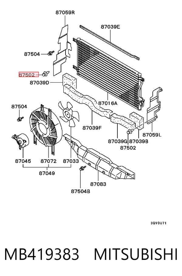  MB419383 Mitsubishi