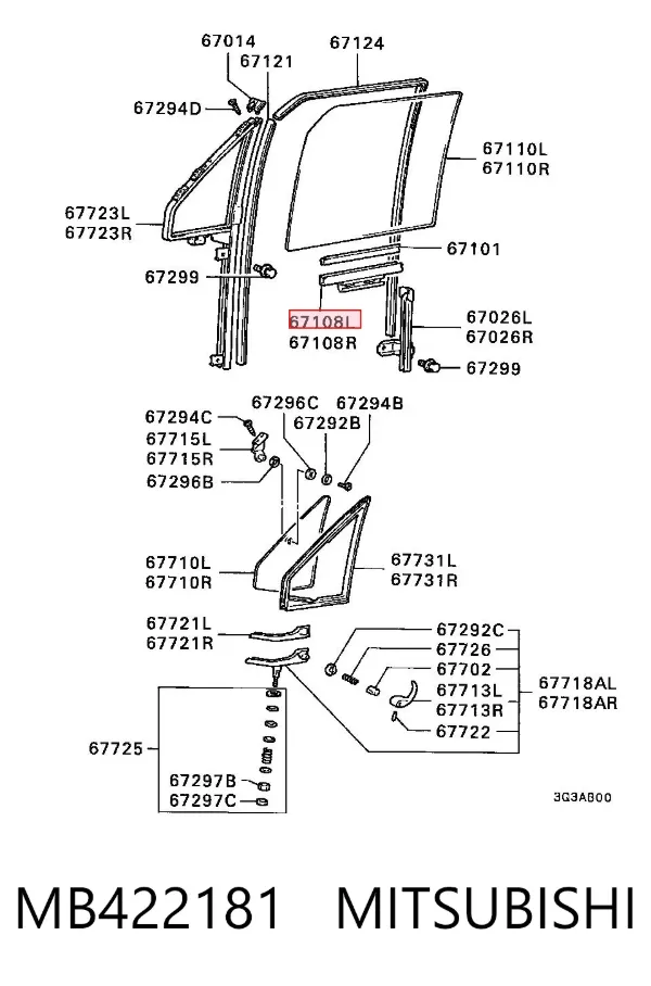  MB422181 Mitsubishi