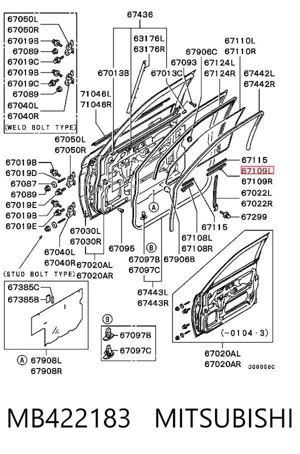  MB422183 Mitsubishi