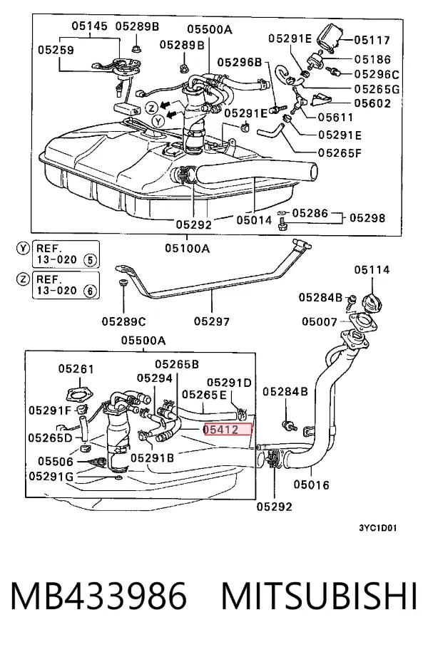  MB433986 Mitsubishi